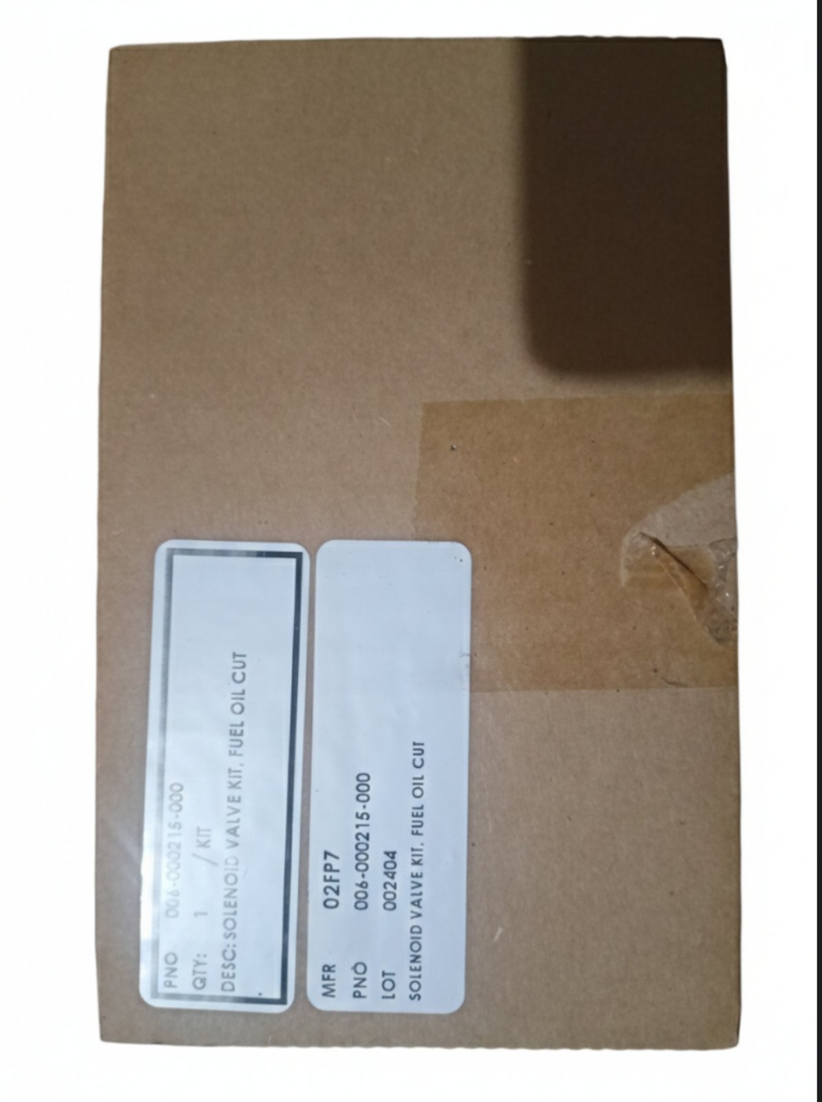 SOLENOID VALVE KIT, FUEL OIL CUT